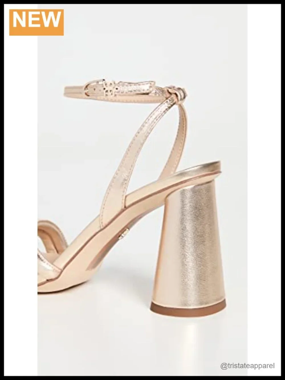 Sam Edelman Kia Ankle Strap Block Heel Sandals Open Toe Leather